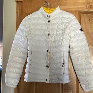 Elegant White Puffer Jacket